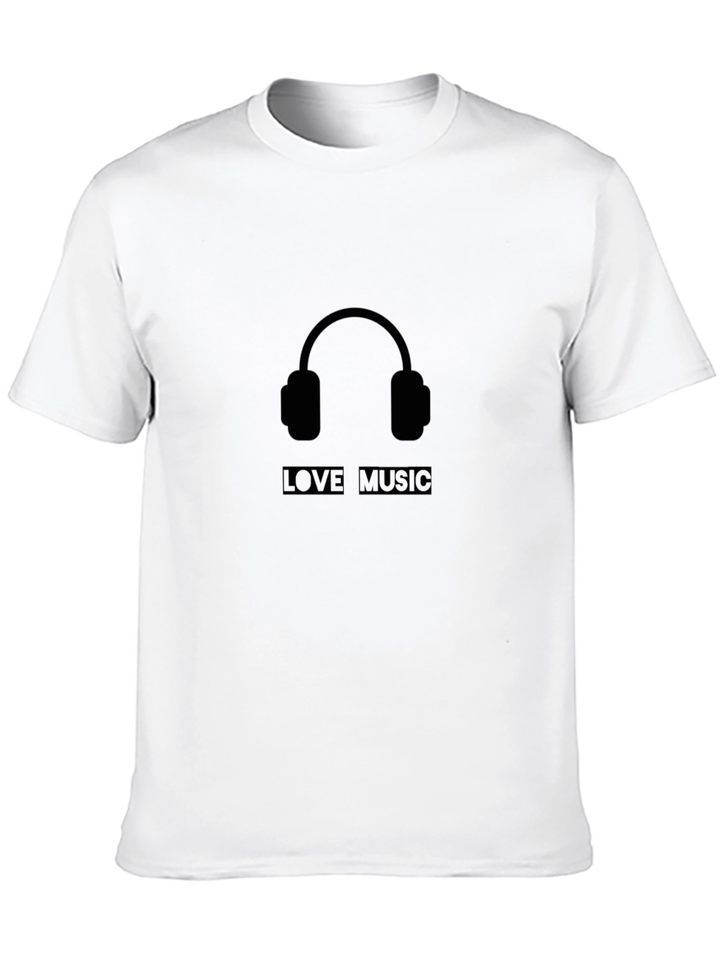 Love Music Black T-Shirt