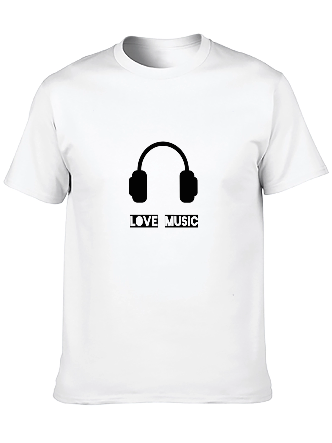 Love Music Black T-Shirt