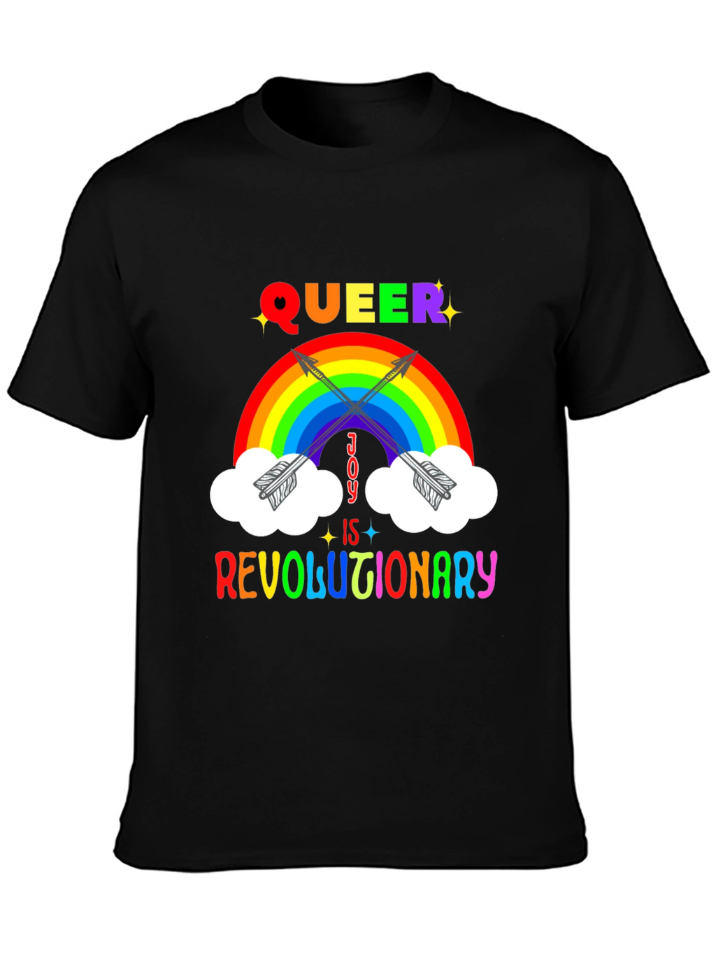 Queer Joy T-Shirt - Revolutionary Rainbow Tee