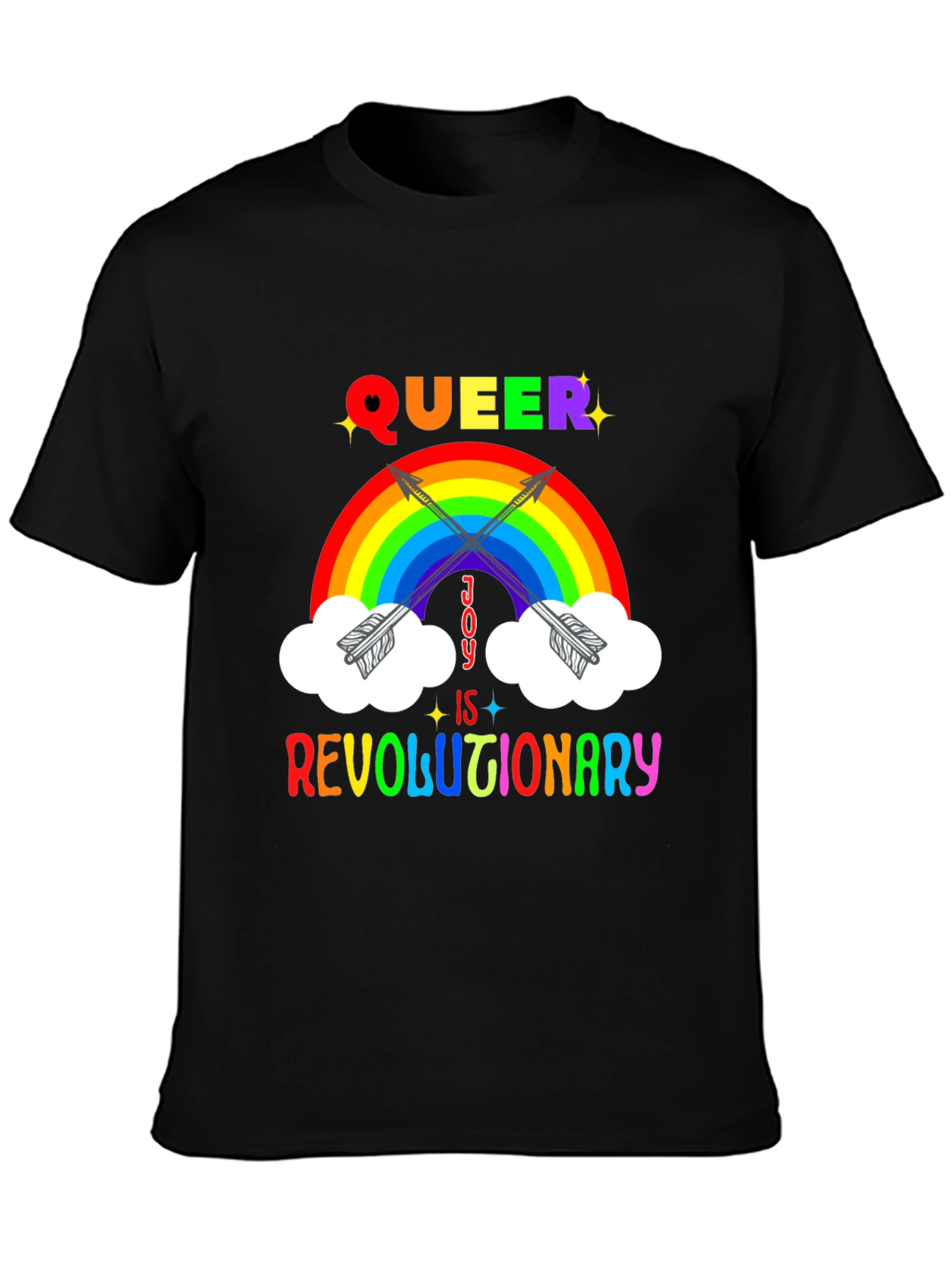 Queer Joy T-Shirt - Revolutionary Rainbow Tee