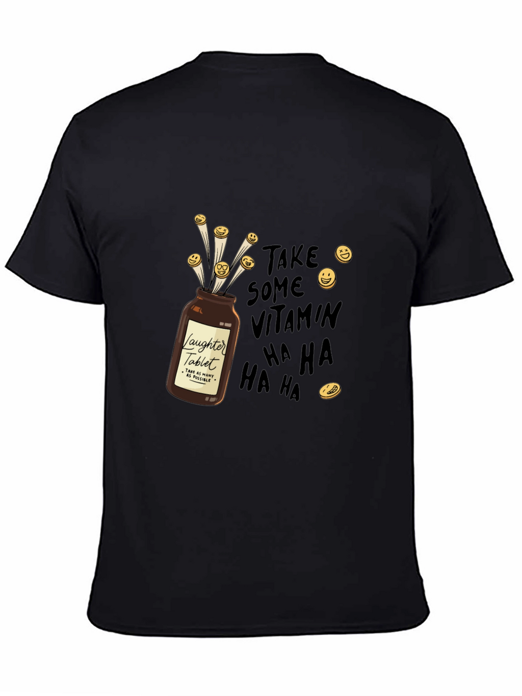 Laughter Tablet T-Shirt - Vitamin Ha Ha