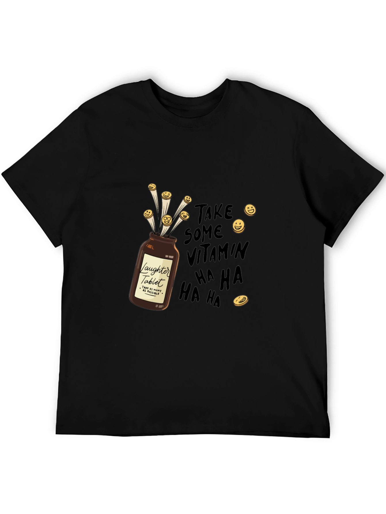 Laughter Tablet T-Shirt - Vitamin Ha Ha