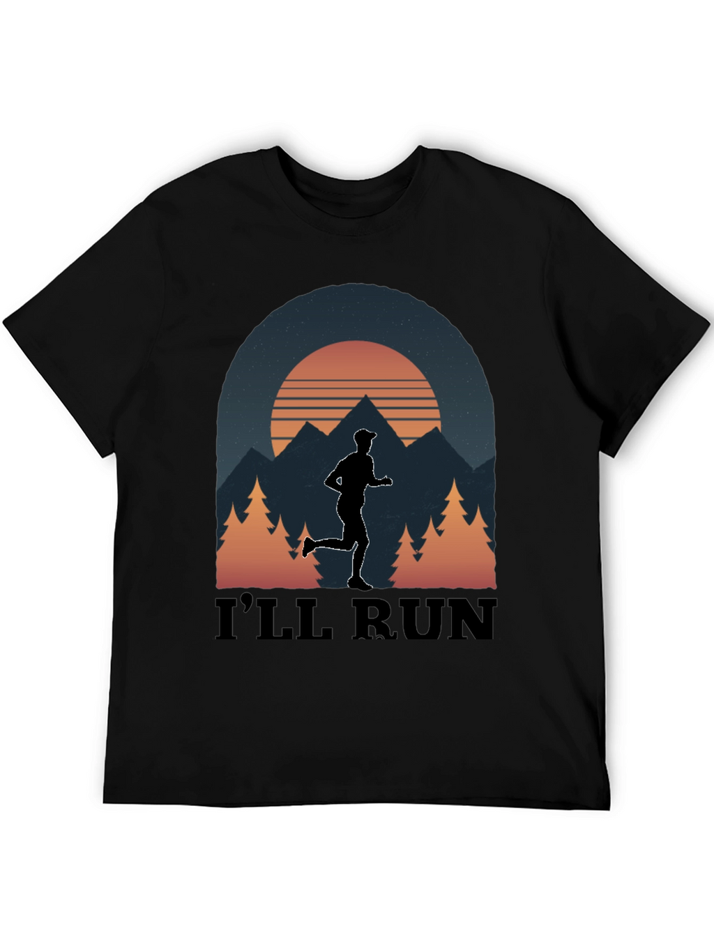 Ill Run T-Shirt Nature Graphic Tee