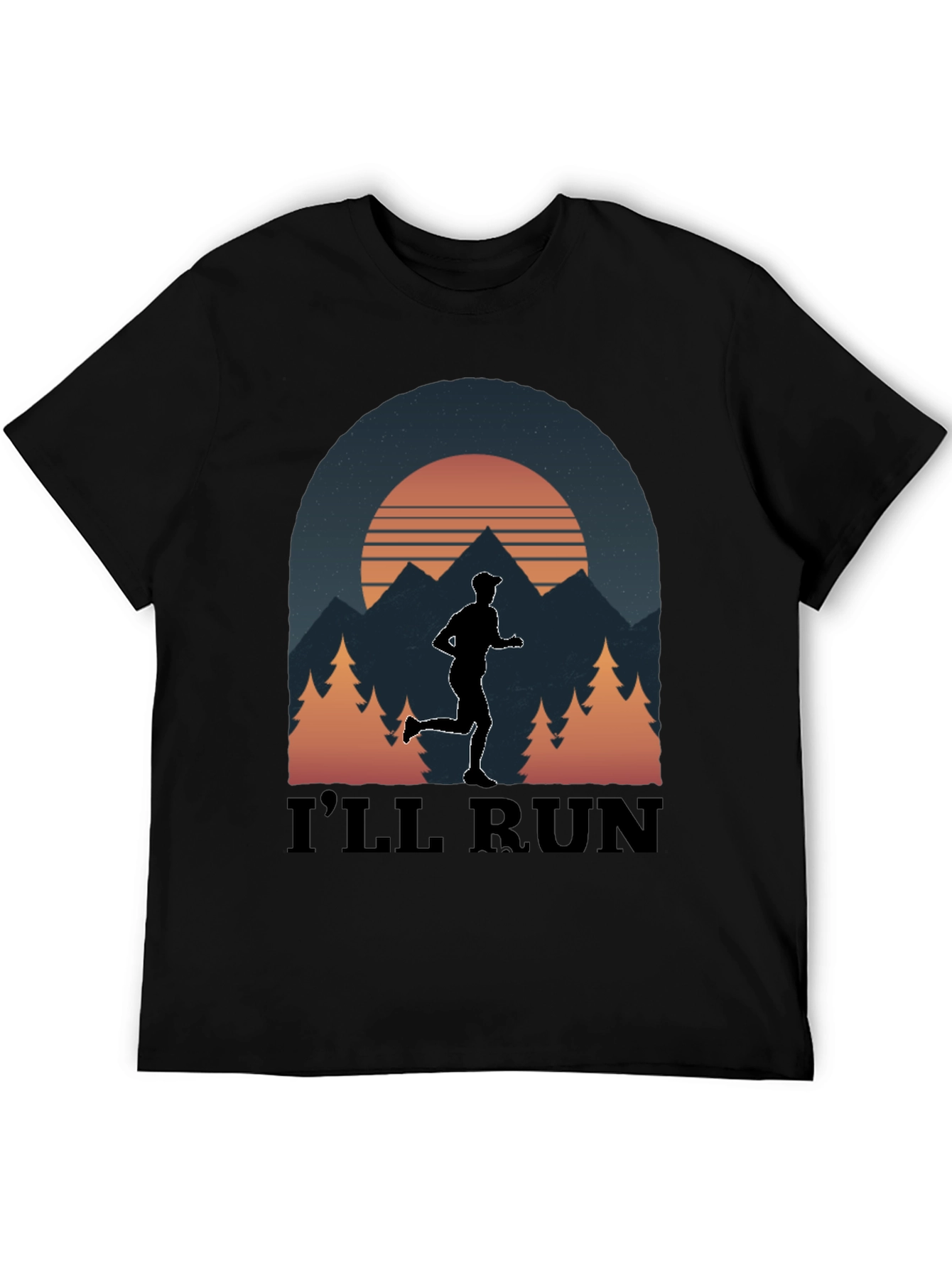 Ill Run T-Shirt Nature Graphic Tee