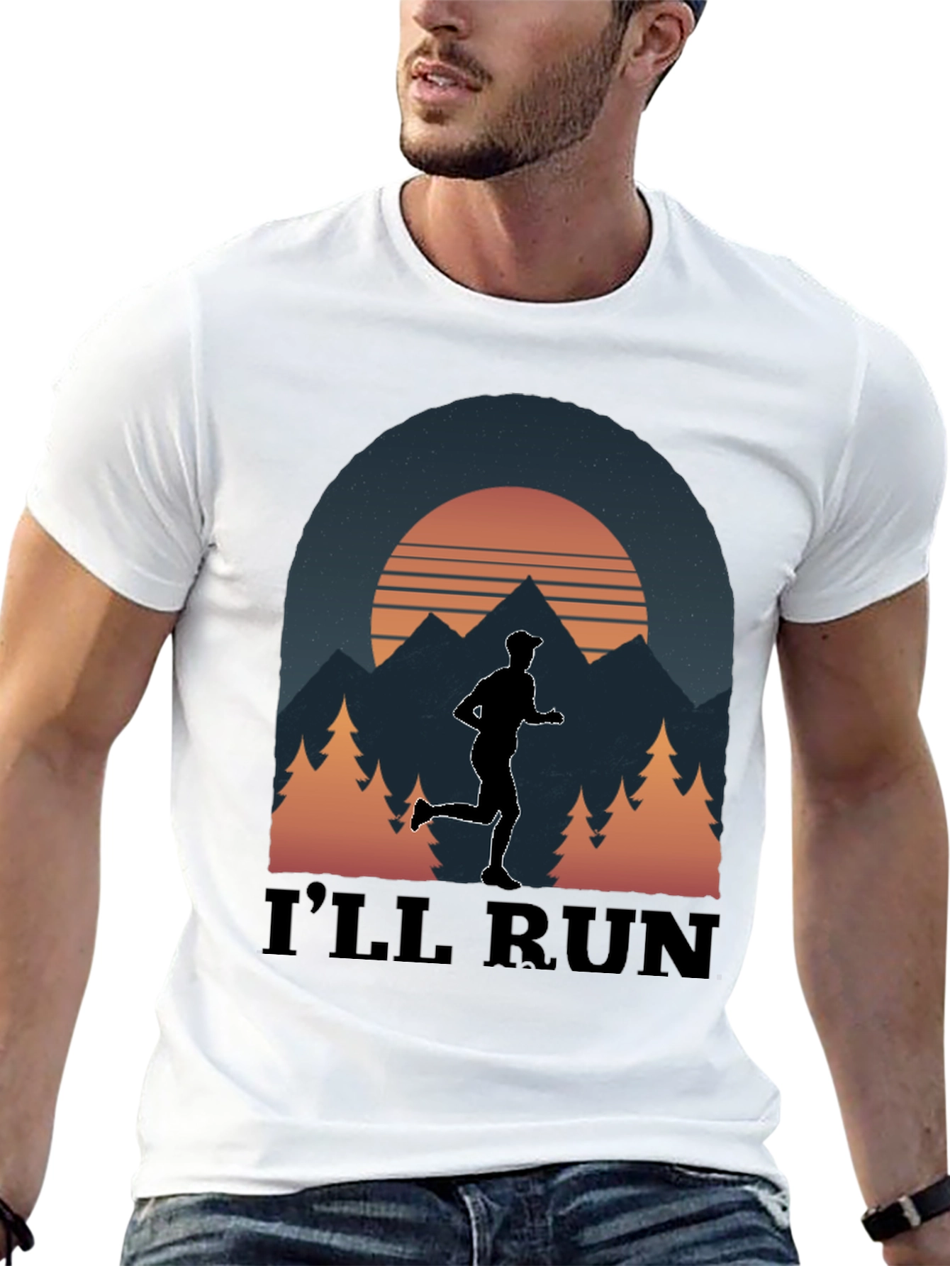 Ill Run T-Shirt Nature Graphic Tee