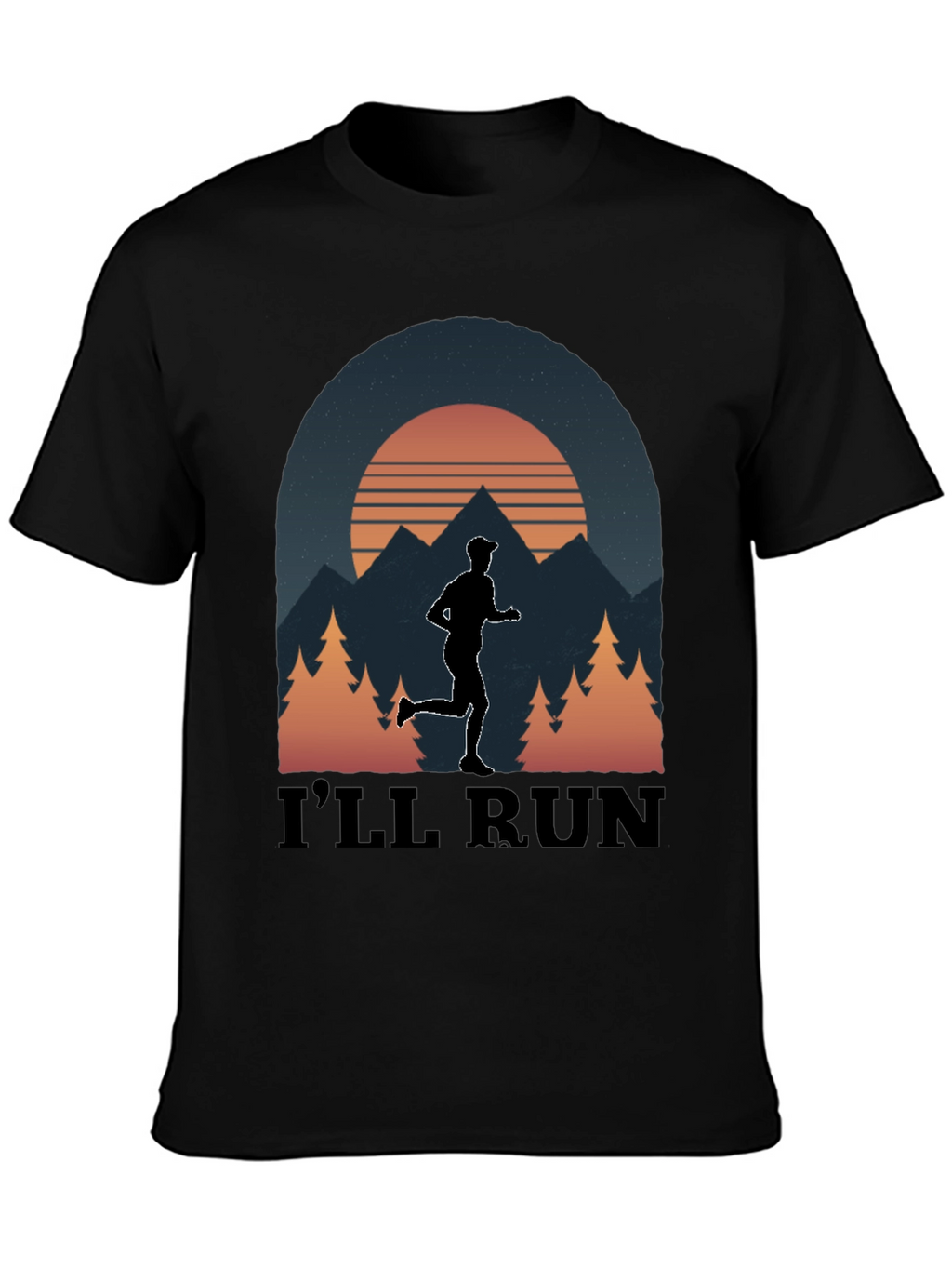 Ill Run T-Shirt Nature Graphic Tee
