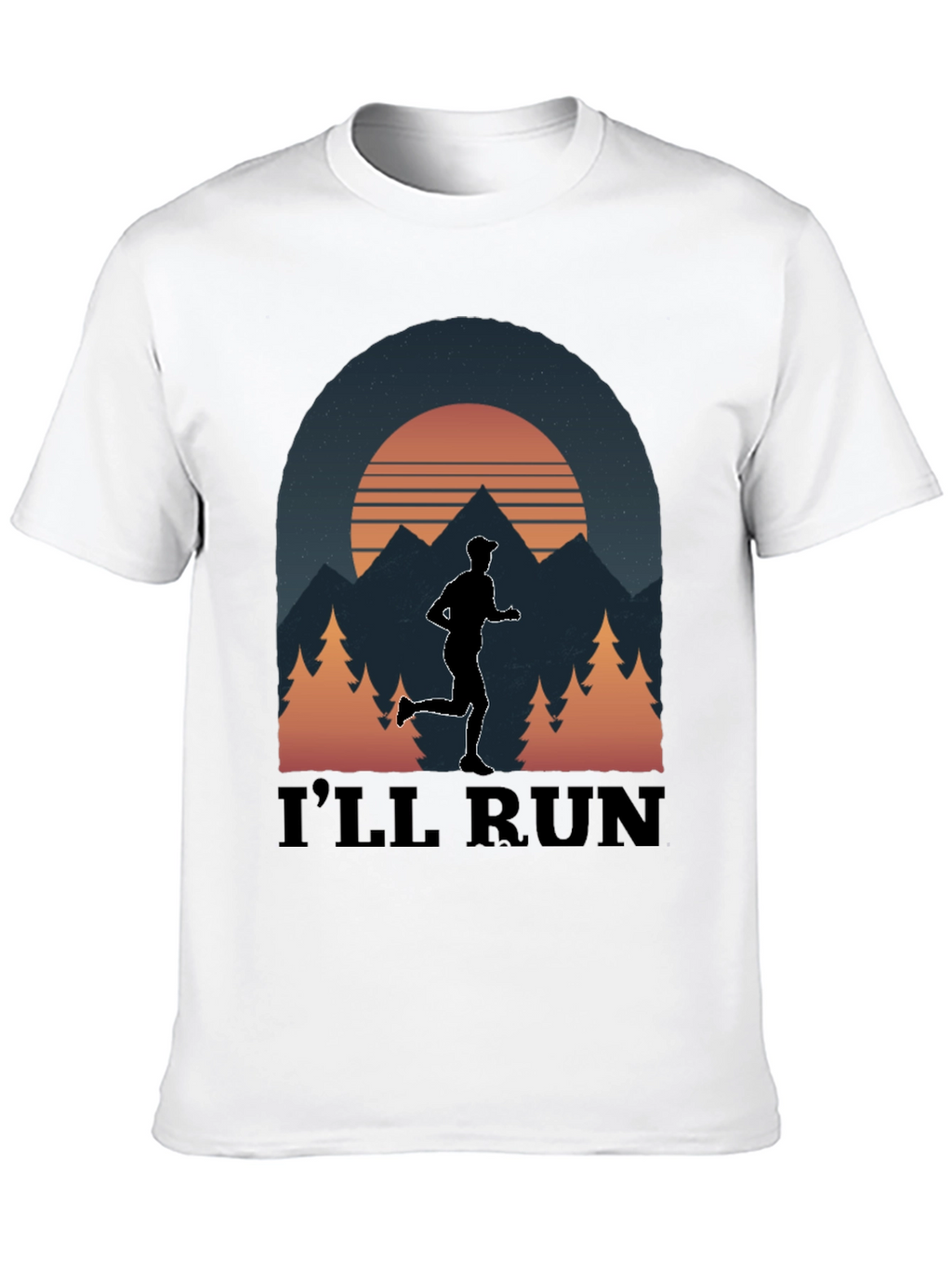 Ill Run T-Shirt Nature Graphic Tee