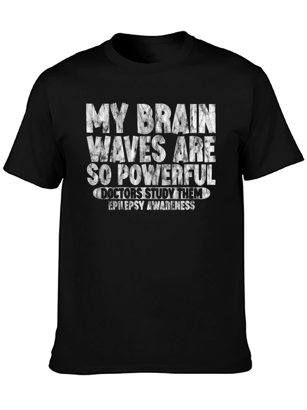 Epilepsy Awareness T-Shirt - Brain Waves