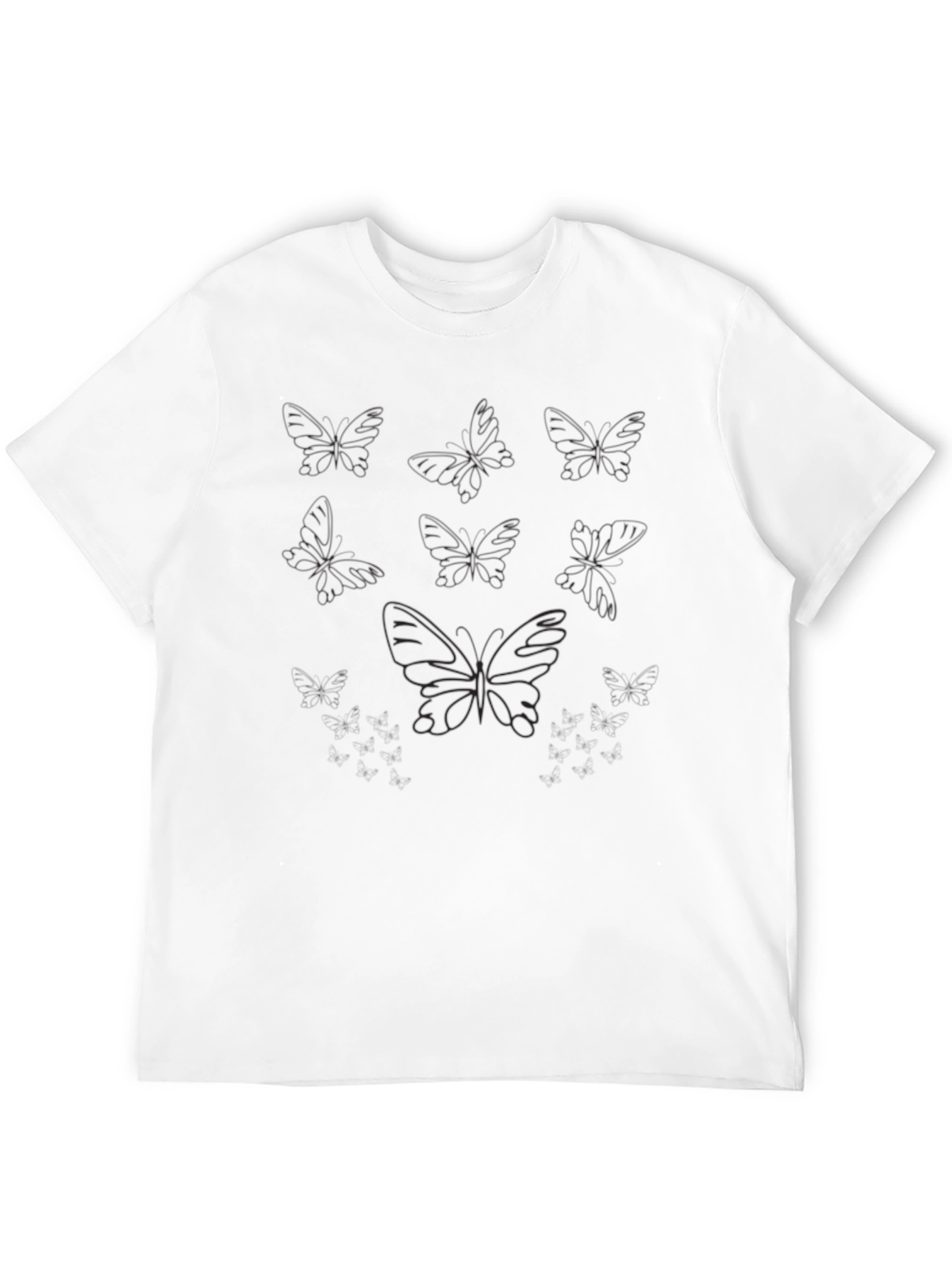 Black Butterfly Graphic Tee - Soft Cotton Comfort