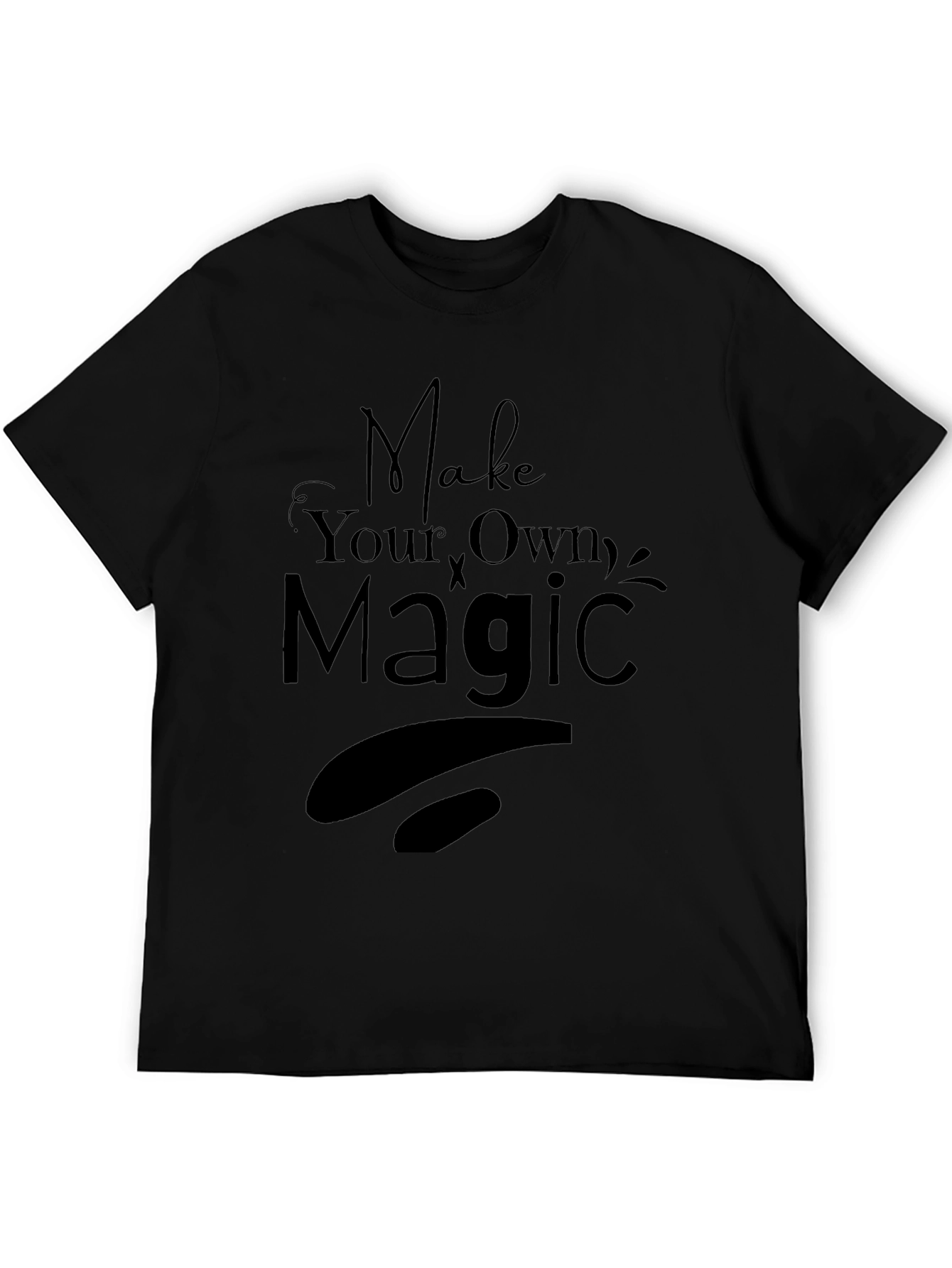 Make Your Own Magic Black Graphic Tee