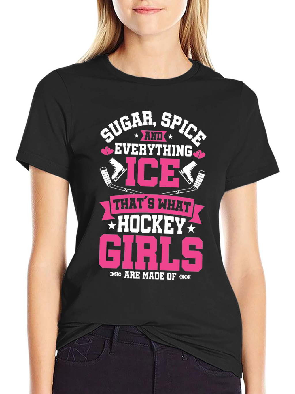 Sugar Spice Hockey Girls T-Shirt