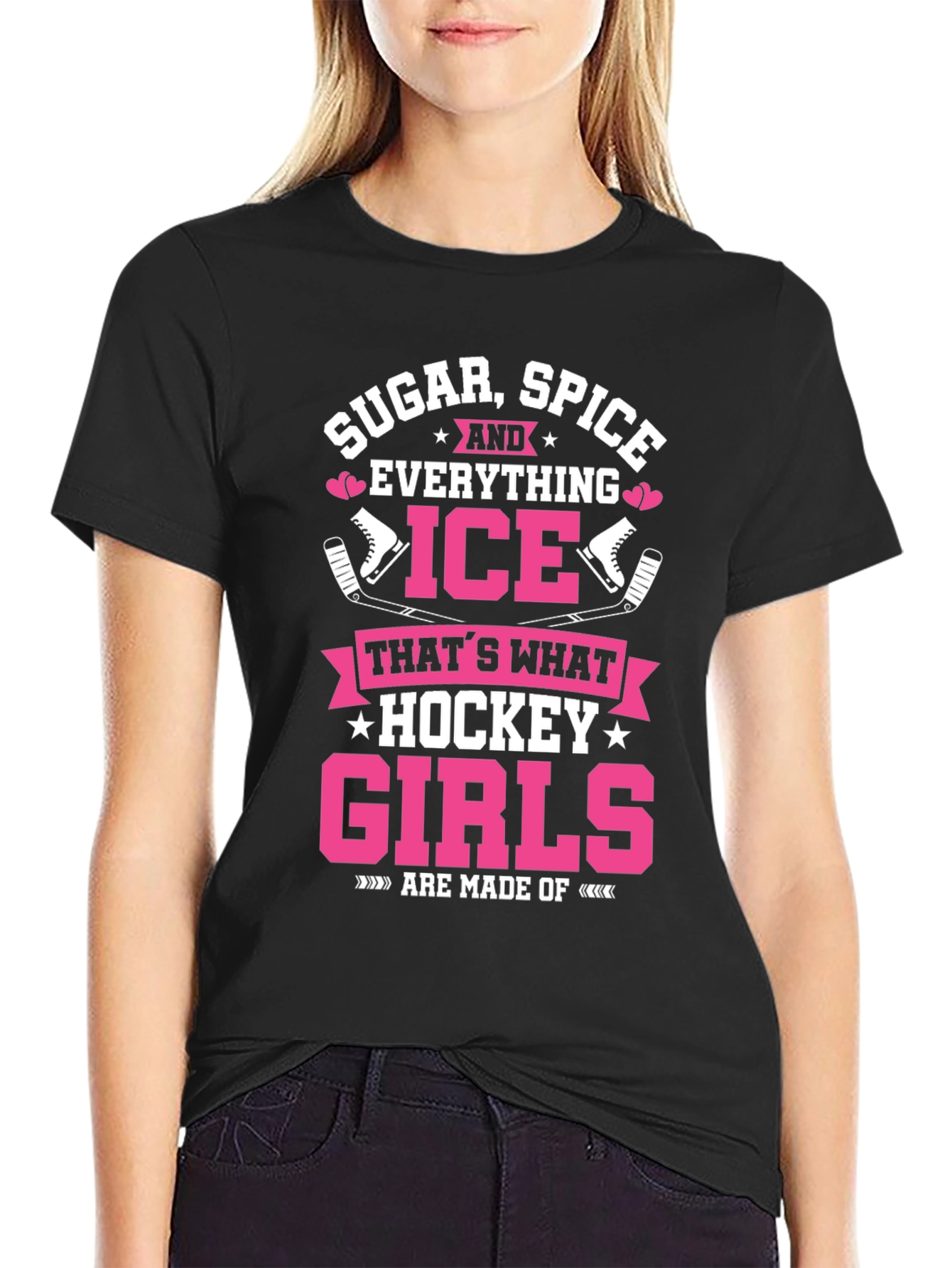 Sugar Spice Hockey Girls T-Shirt
