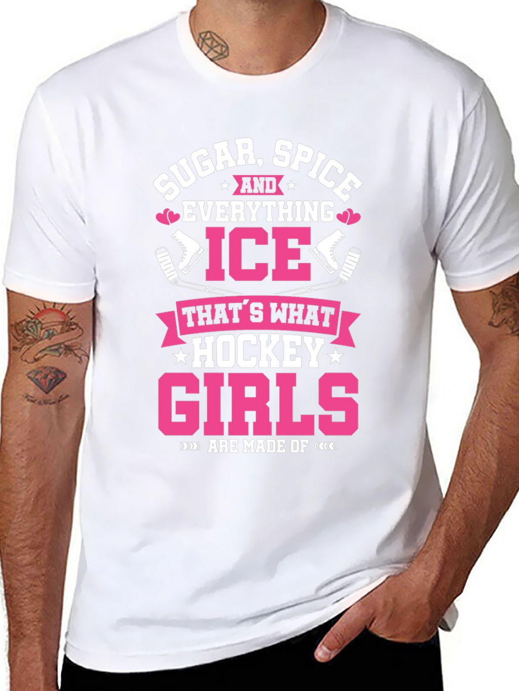 Sugar Spice Hockey Girls T-Shirt
