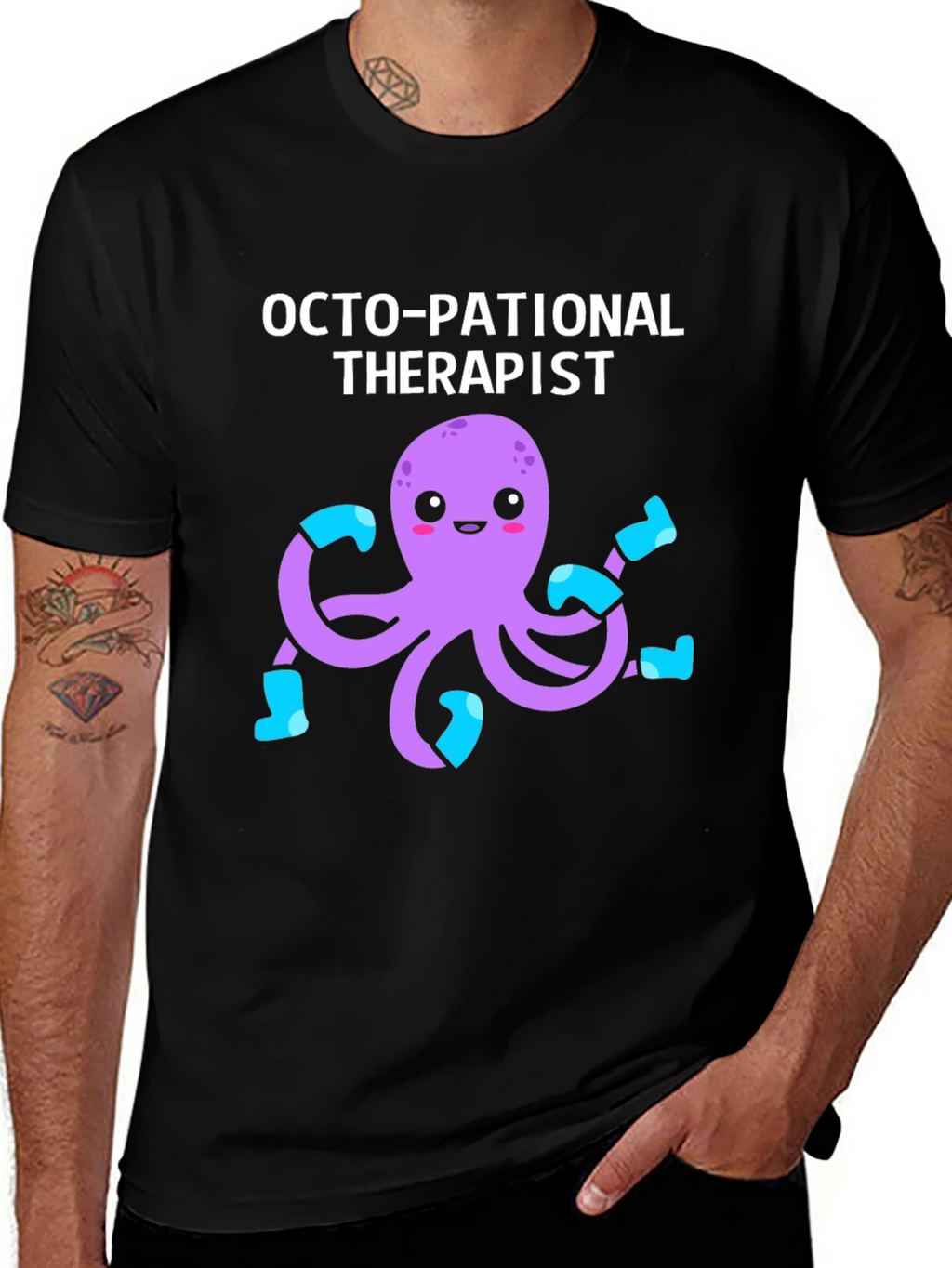Octo-pational Therapist Graphic T-Shirt