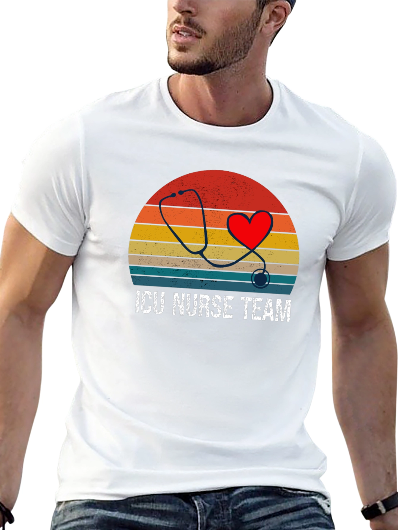 ICU Nurse Team Graphic T-Shirt