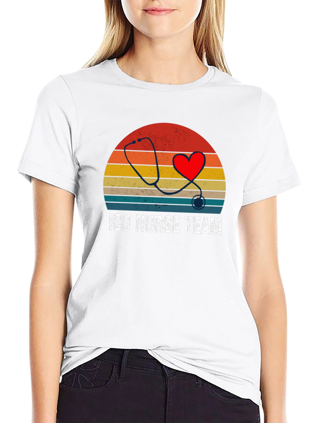 ICU Nurse Team Graphic T-Shirt