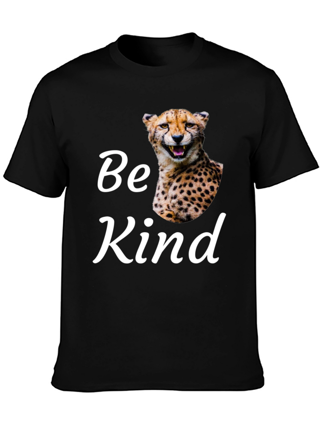 Be Kind Cheetah Graphic T-Shirt