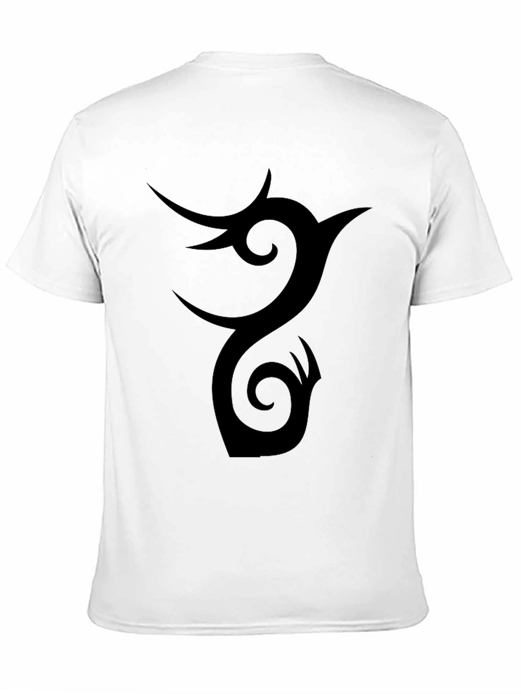 Tribal Phoenix Graphic Black T-Shirt