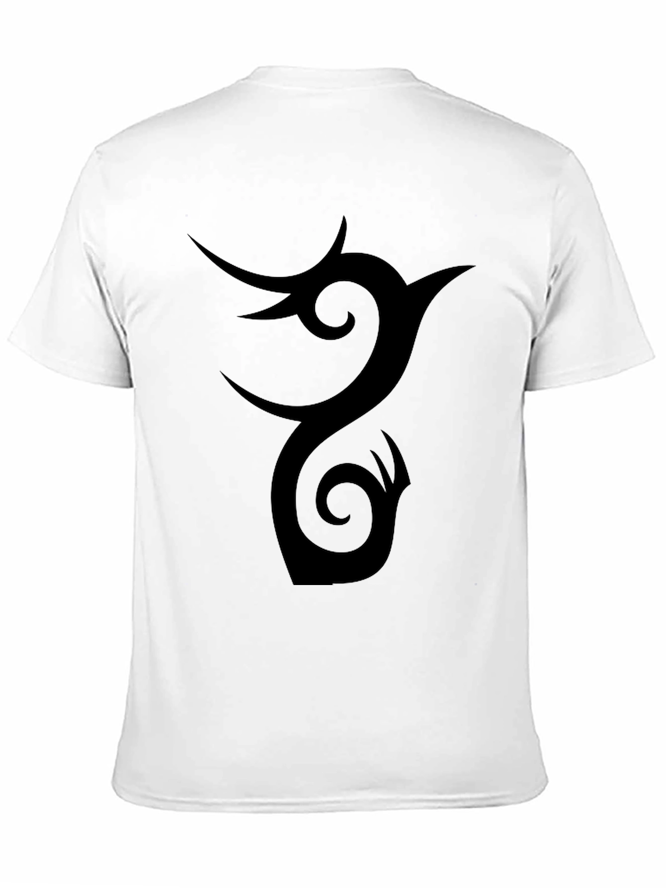 Tribal Phoenix Graphic Black T-Shirt