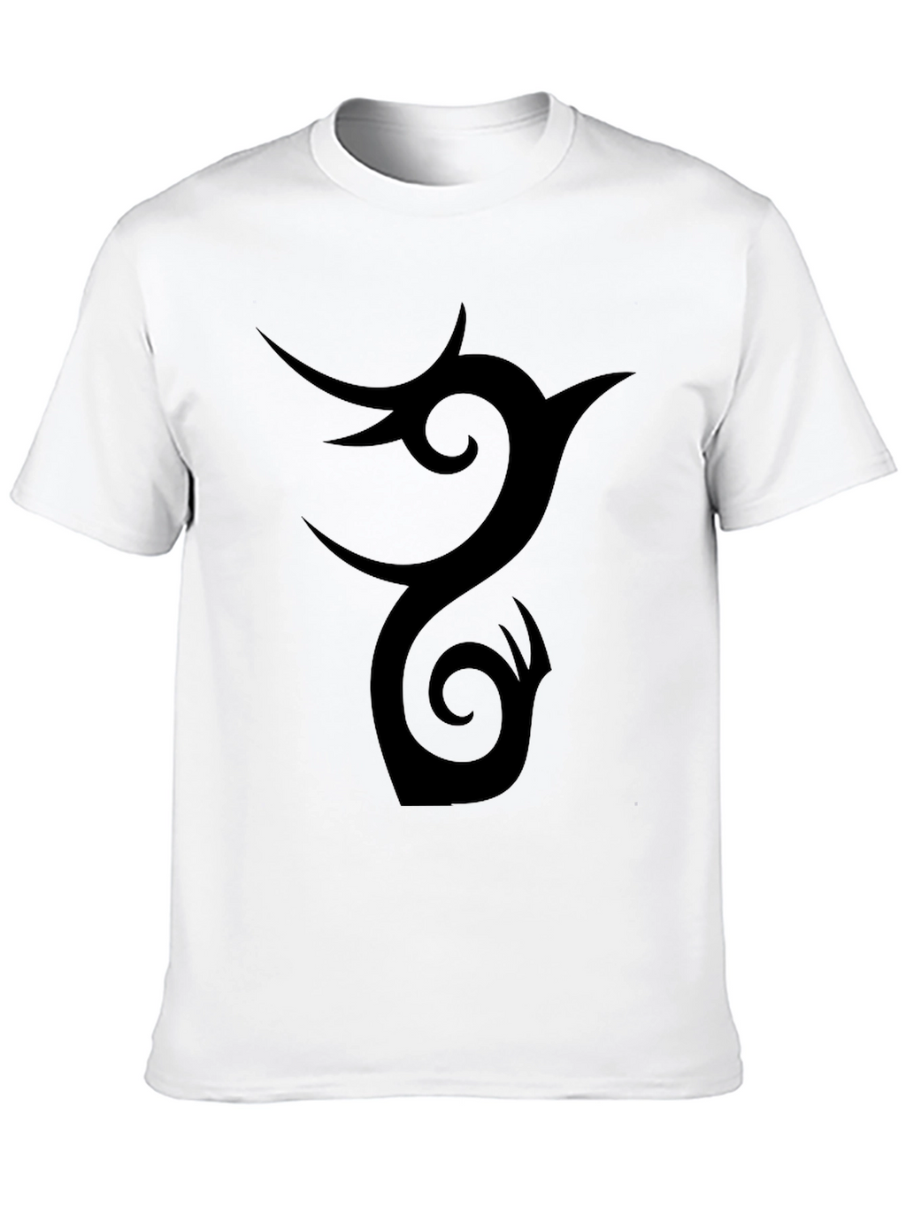 Tribal Phoenix Graphic Black T-Shirt