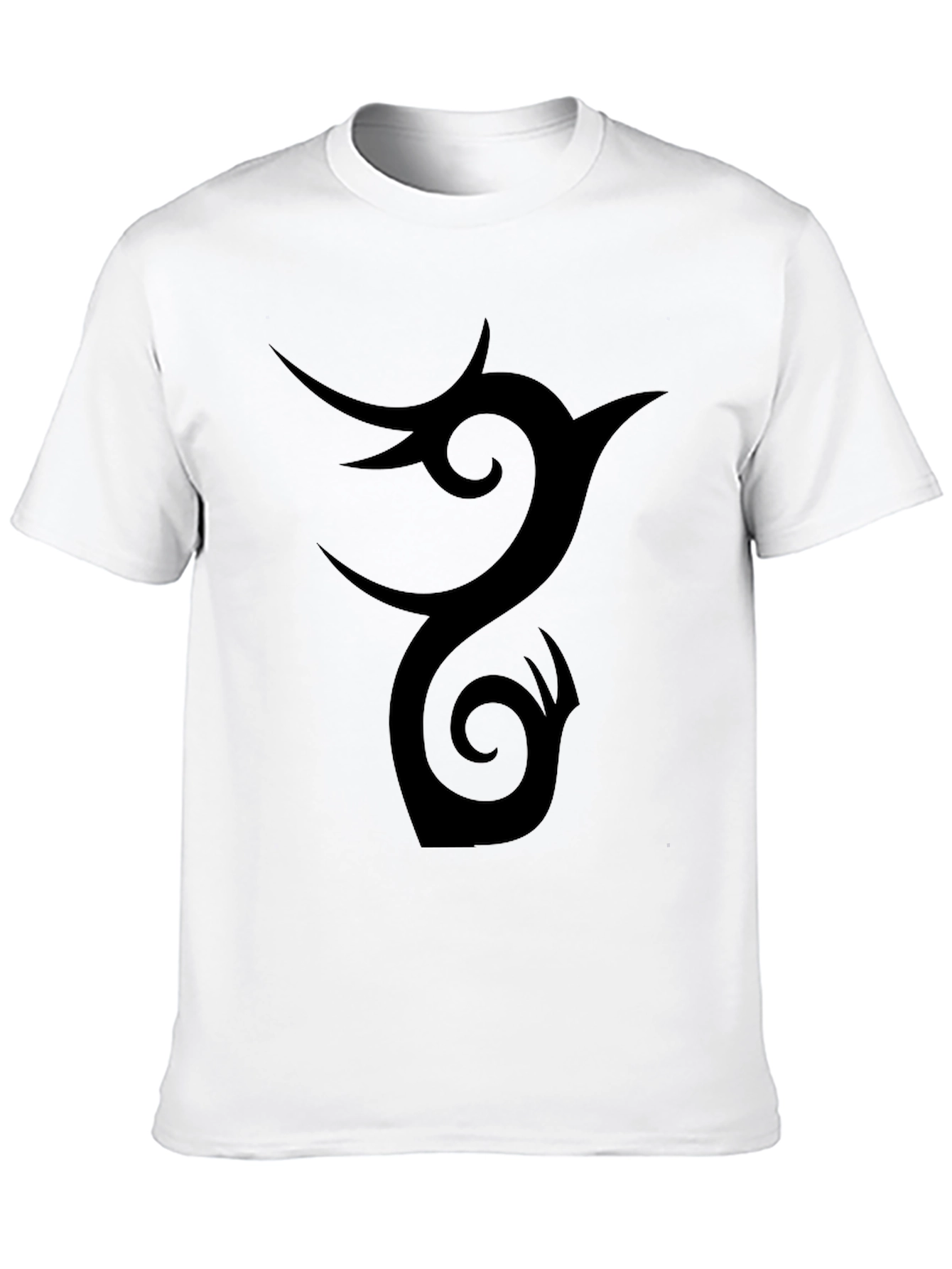 Tribal Phoenix Graphic Black T-Shirt