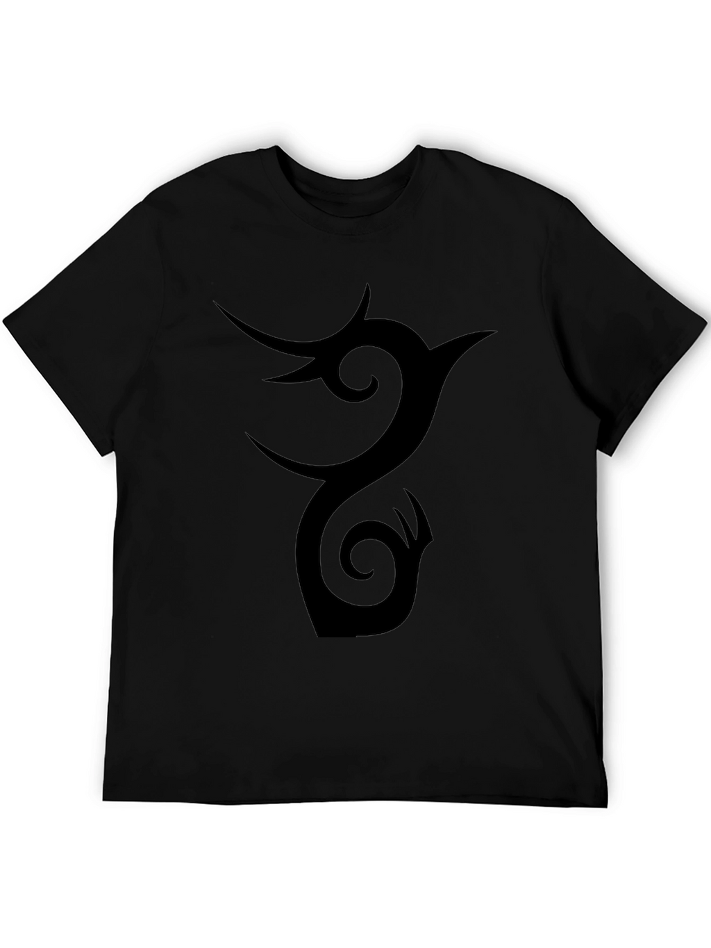 Tribal Phoenix Graphic Black T-Shirt