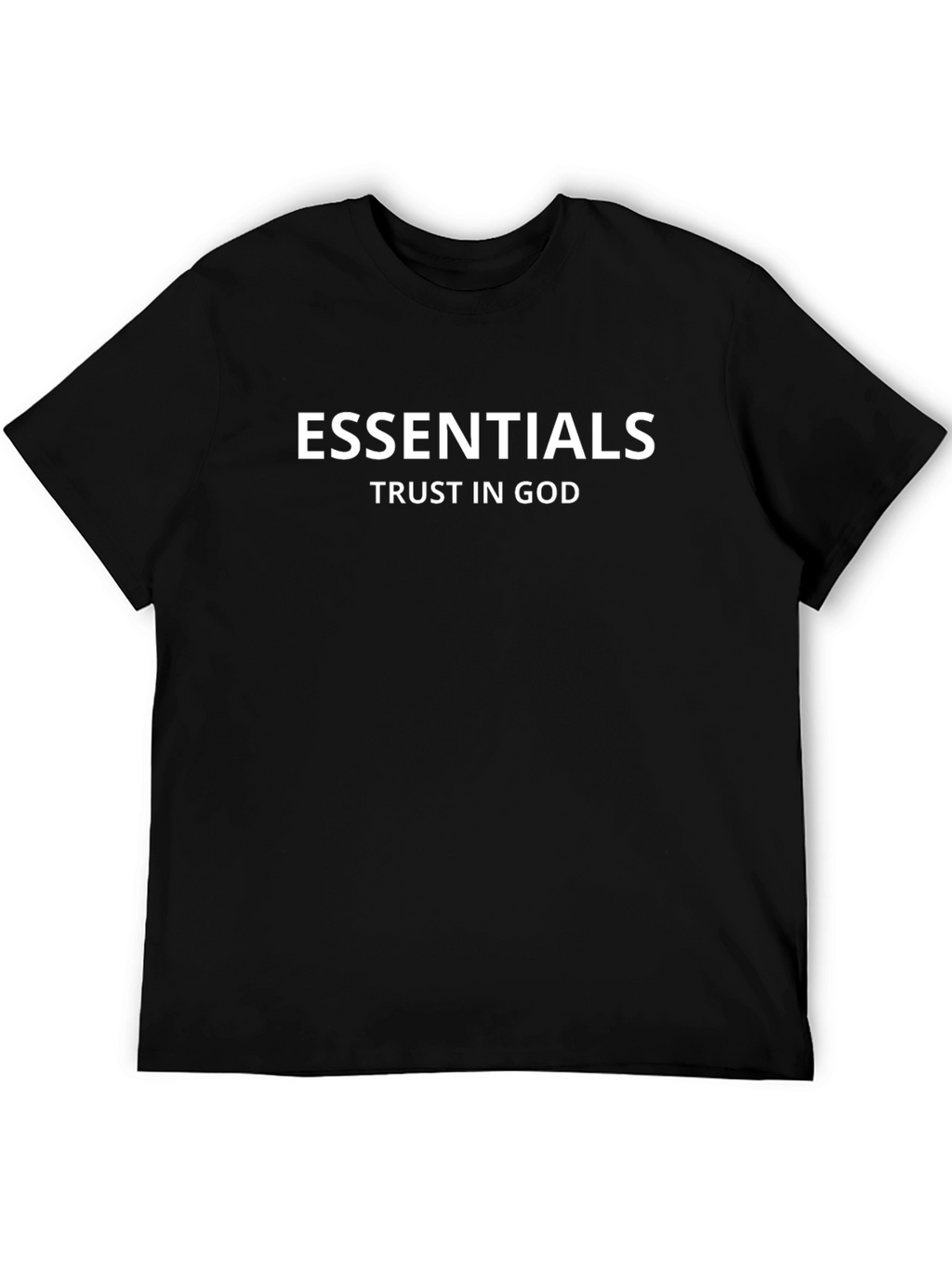 Essentials Trust In God Black T-Shirt