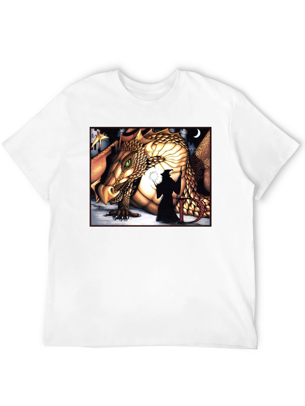 Dragon & Wizard Graphic Tee