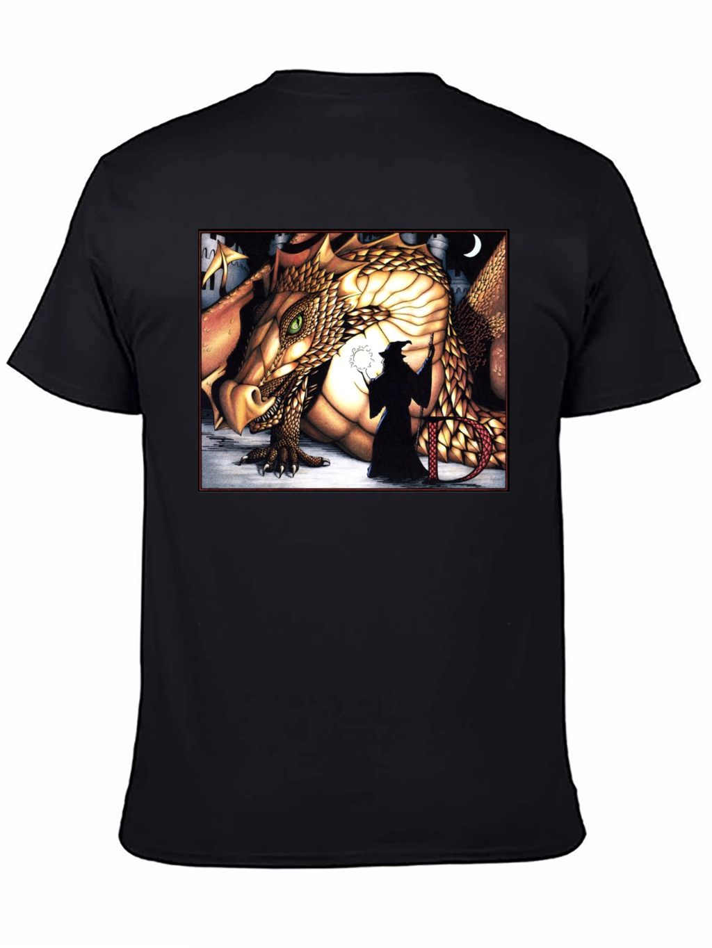 Dragon & Wizard Graphic Tee