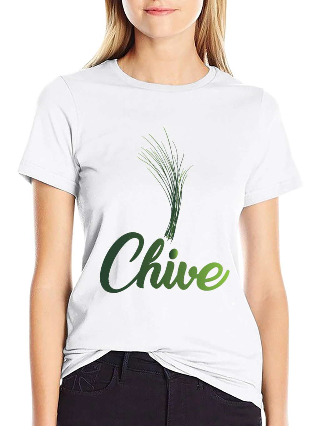 Chive Plant Graphic T-Shirt - Herb Lover Tee