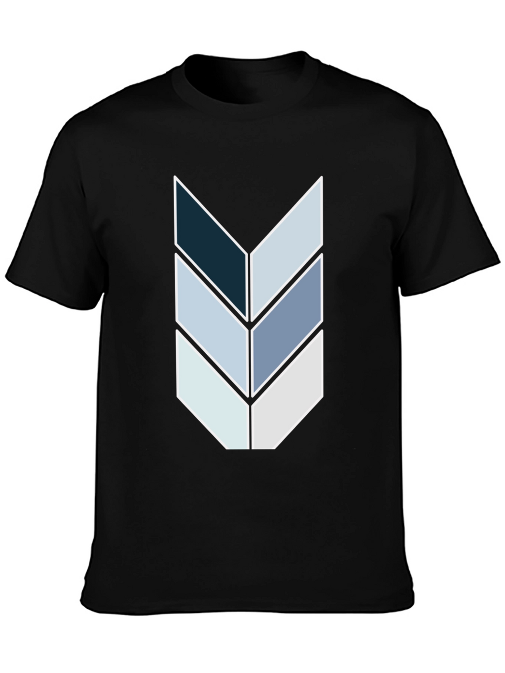 Modern Geometric Arrow Graphic T-Shirt