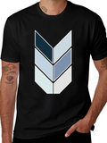 Modern Geometric Arrow Graphic T-Shirt