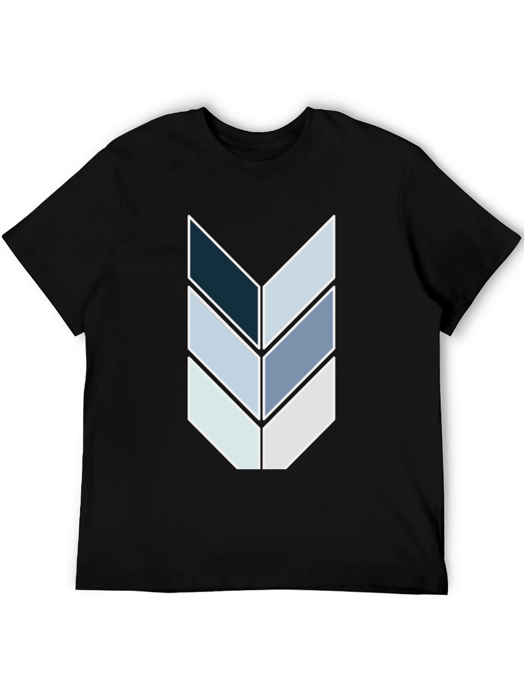 Modern Geometric Arrow Graphic T-Shirt
