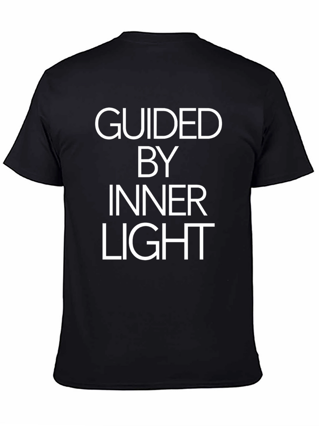 Guided By Inner Light Graphic Tee - Black