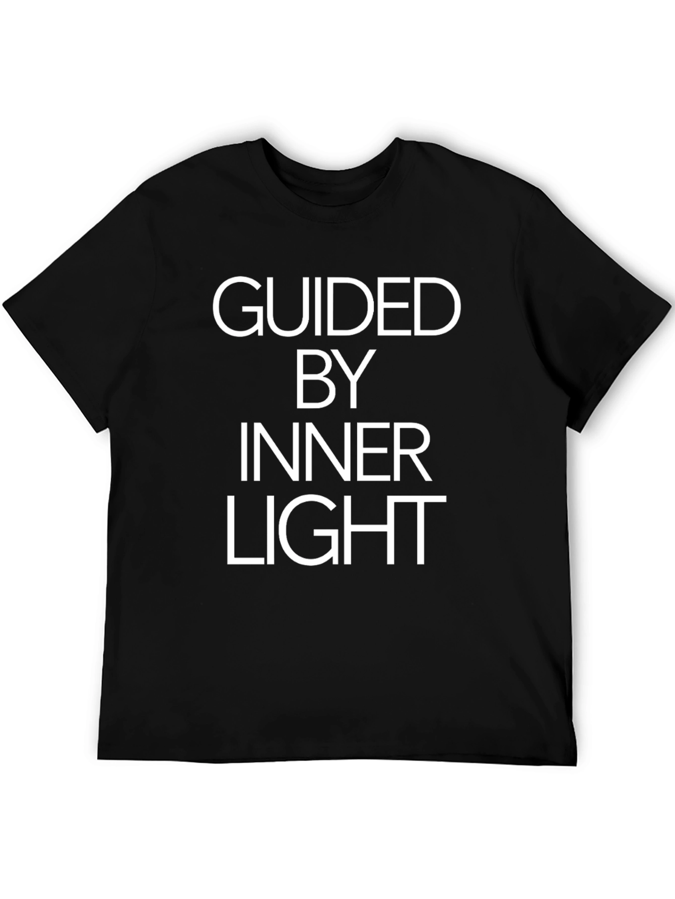 Guided By Inner Light Graphic Tee - Black