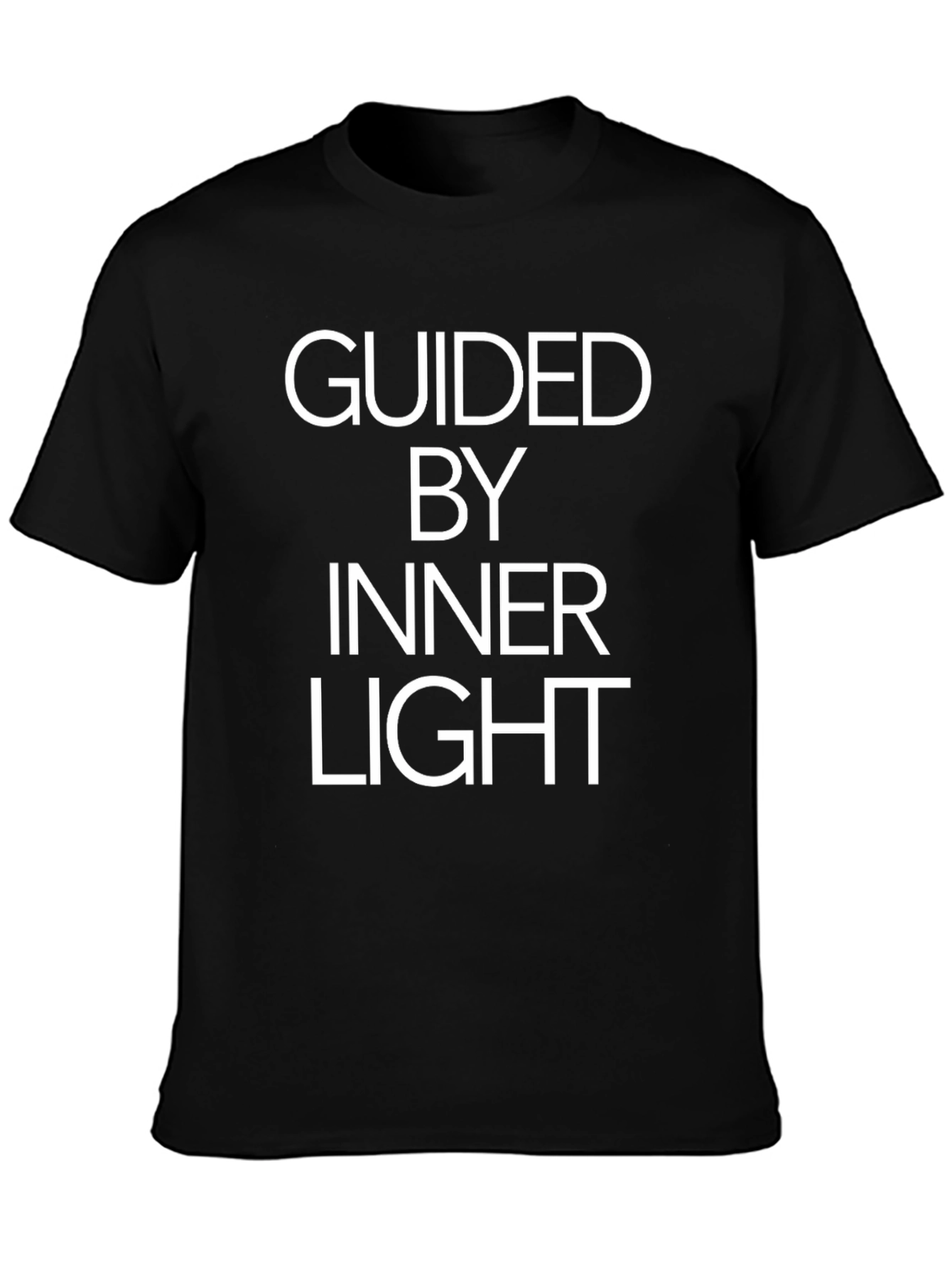 Guided By Inner Light Graphic Tee - Black