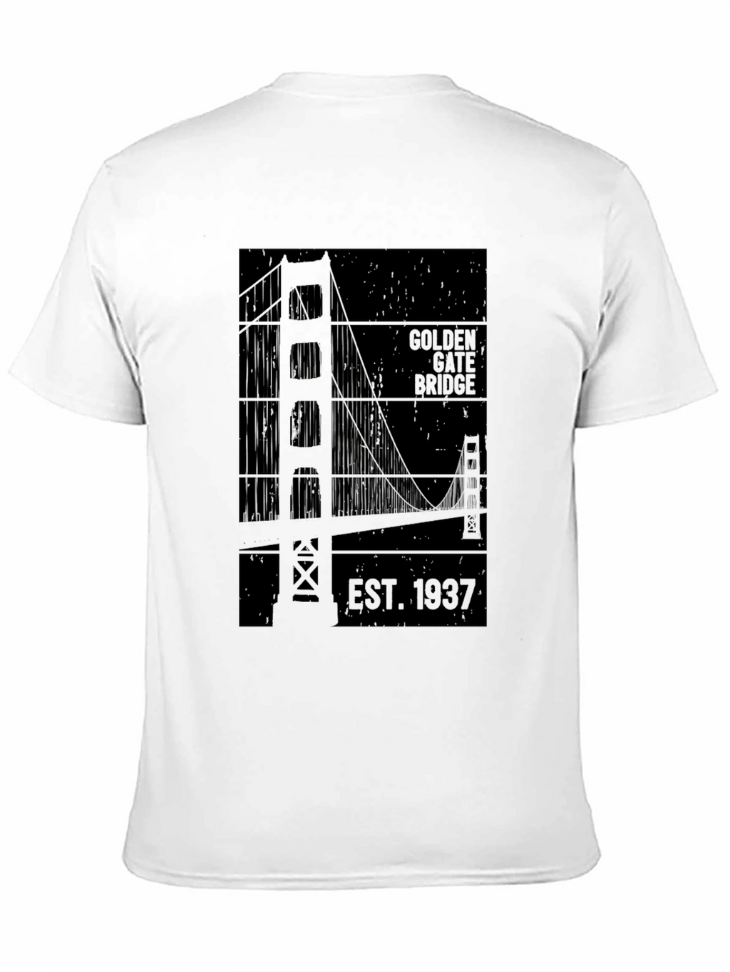 Golden Gate Bridge Est. 1937 Black T-Shirt