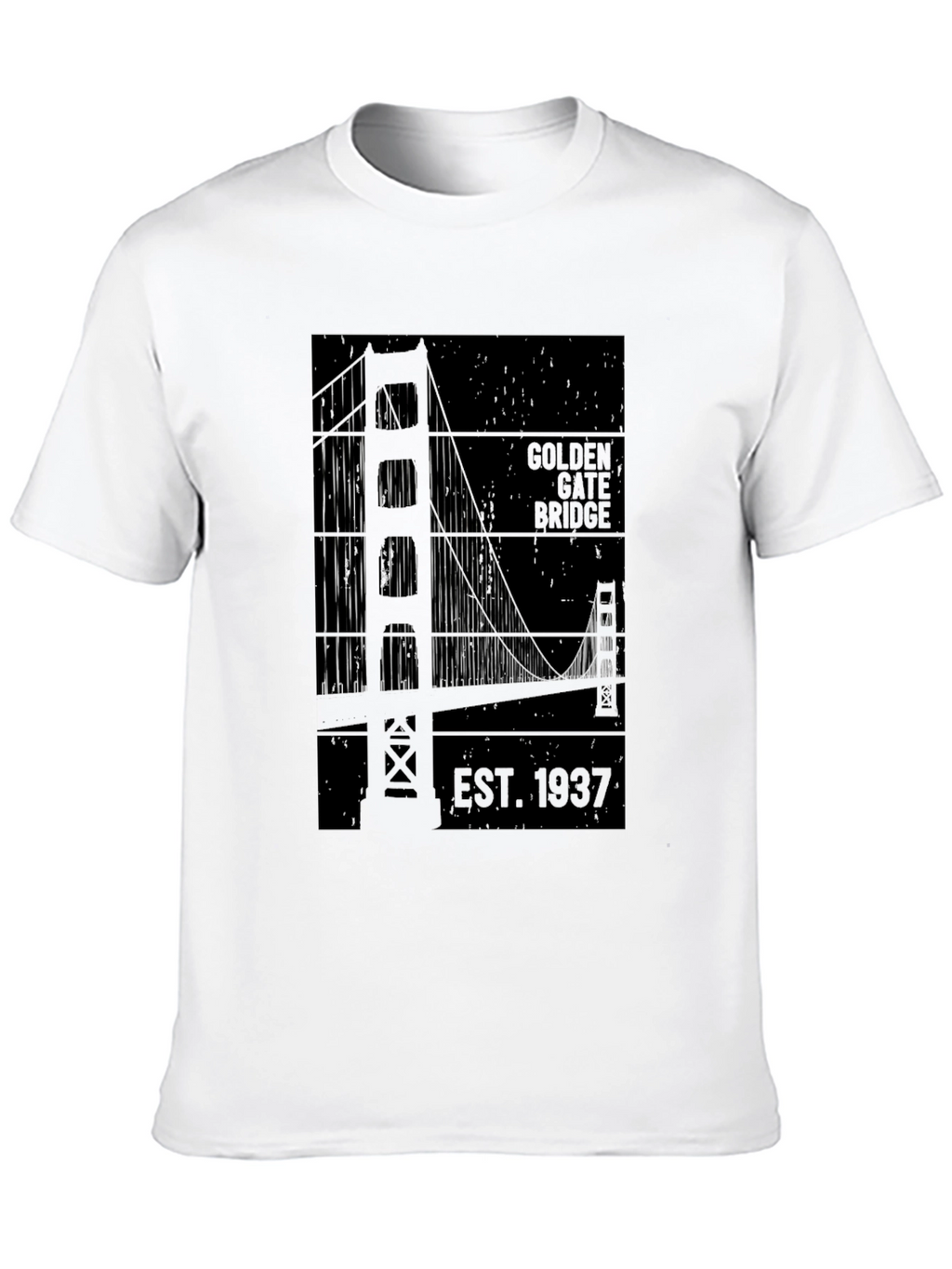Golden Gate Bridge Est. 1937 Black T-Shirt