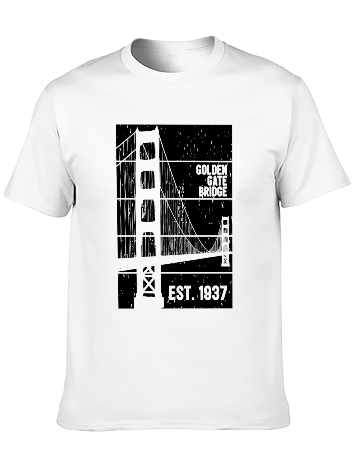 Golden Gate Bridge Est. 1937 Black T-Shirt