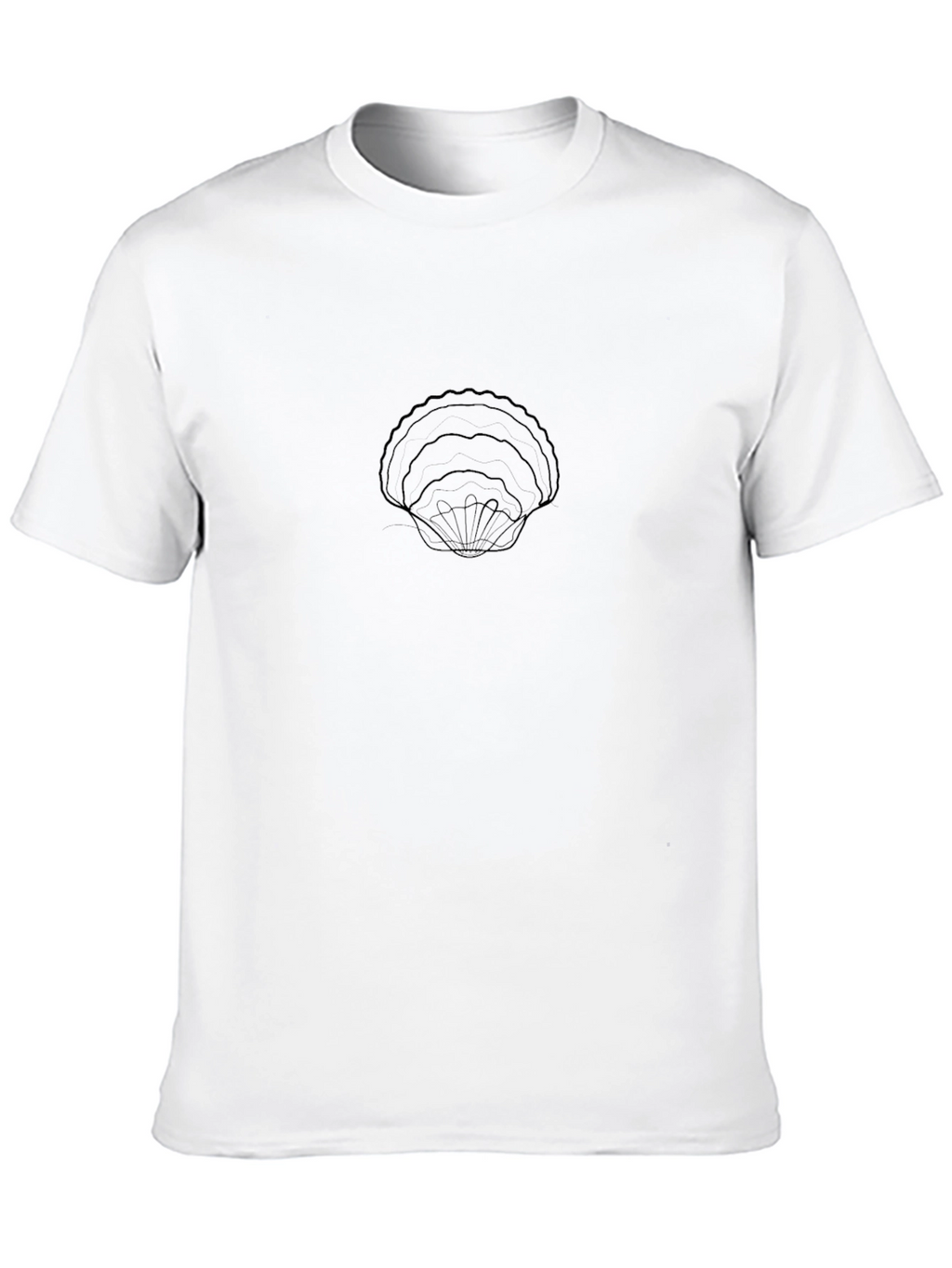 Minimalist Shell Graphic T-Shirt