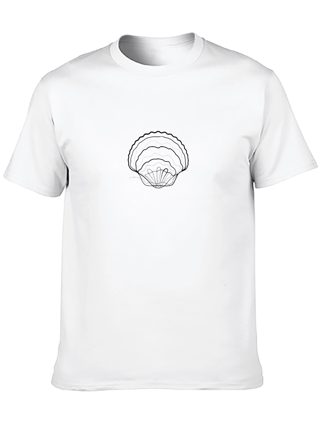 Minimalist Shell Graphic T-Shirt