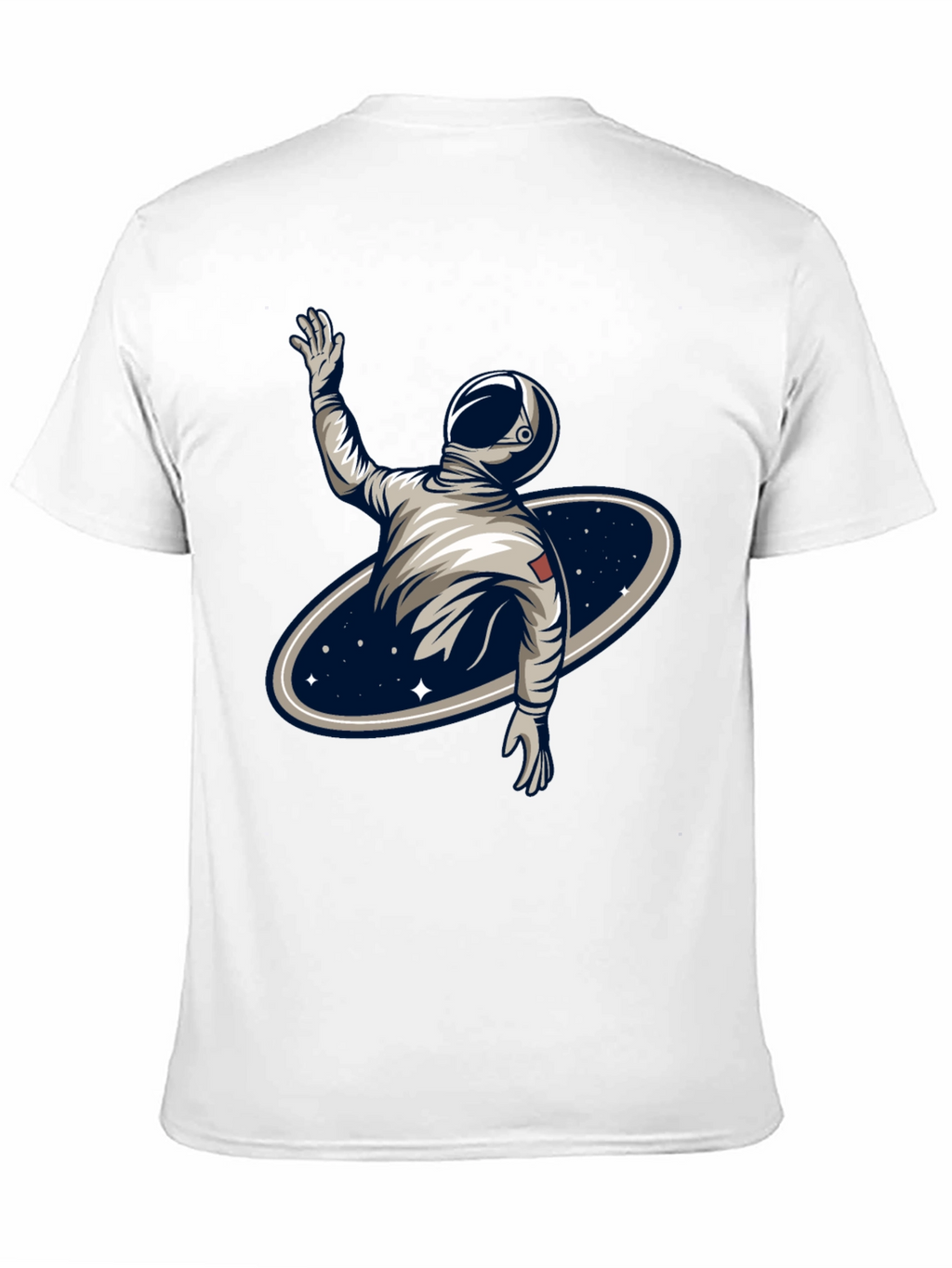 Astronaut Galaxy T-Shirt - Black Graphic Tee