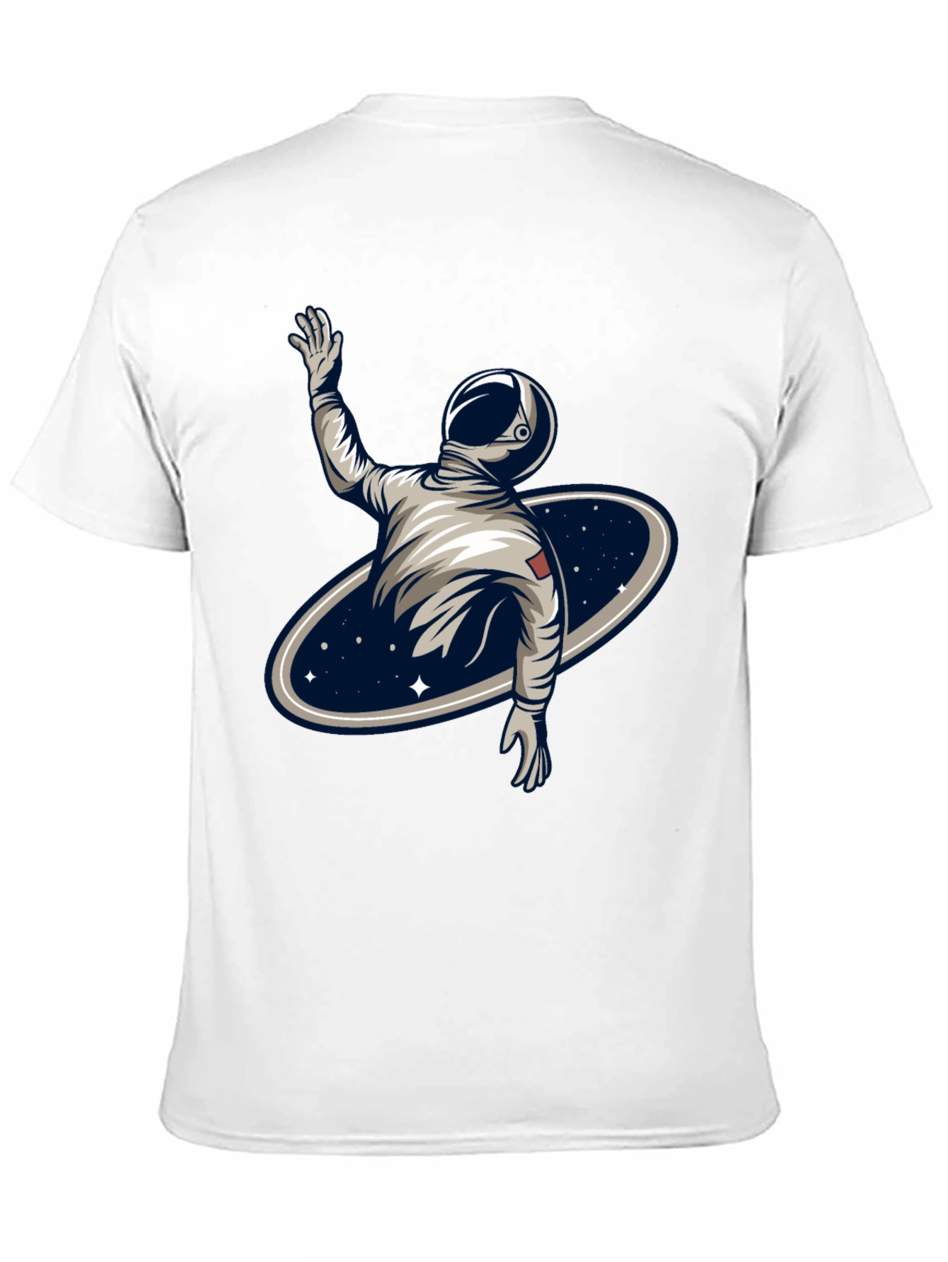 Astronaut Galaxy T-Shirt - Black Graphic Tee