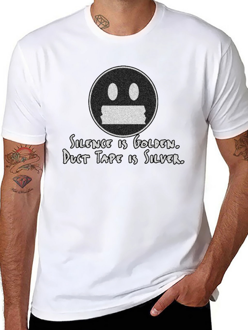 Silence is Golden T-Shirt - Funny Graphic Tee