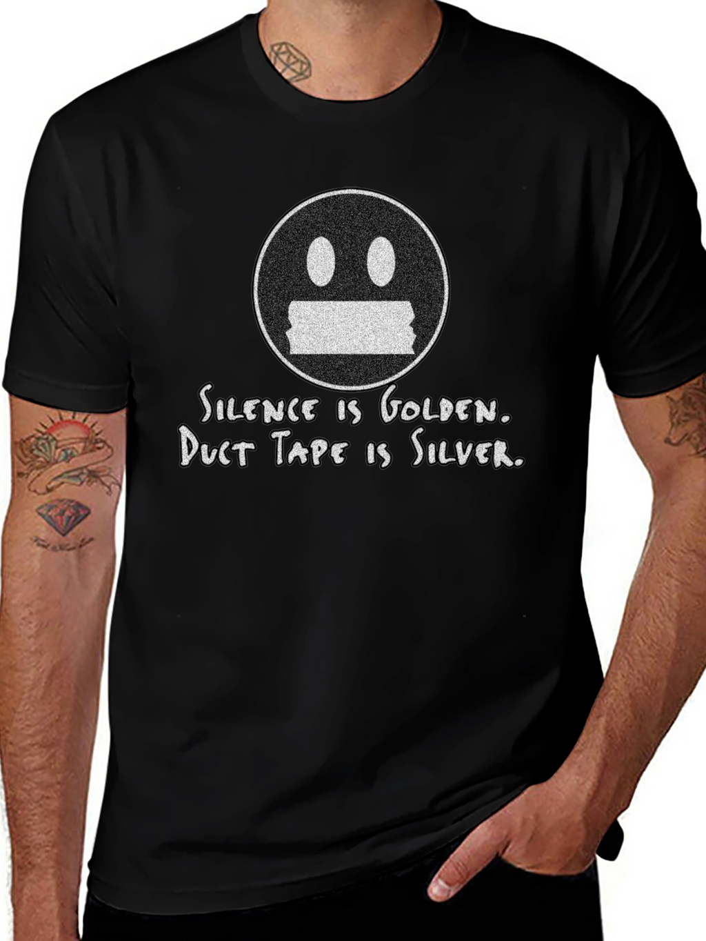 Silence is Golden T-Shirt - Funny Graphic Tee