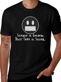 Silence is Golden T-Shirt - Funny Graphic Tee