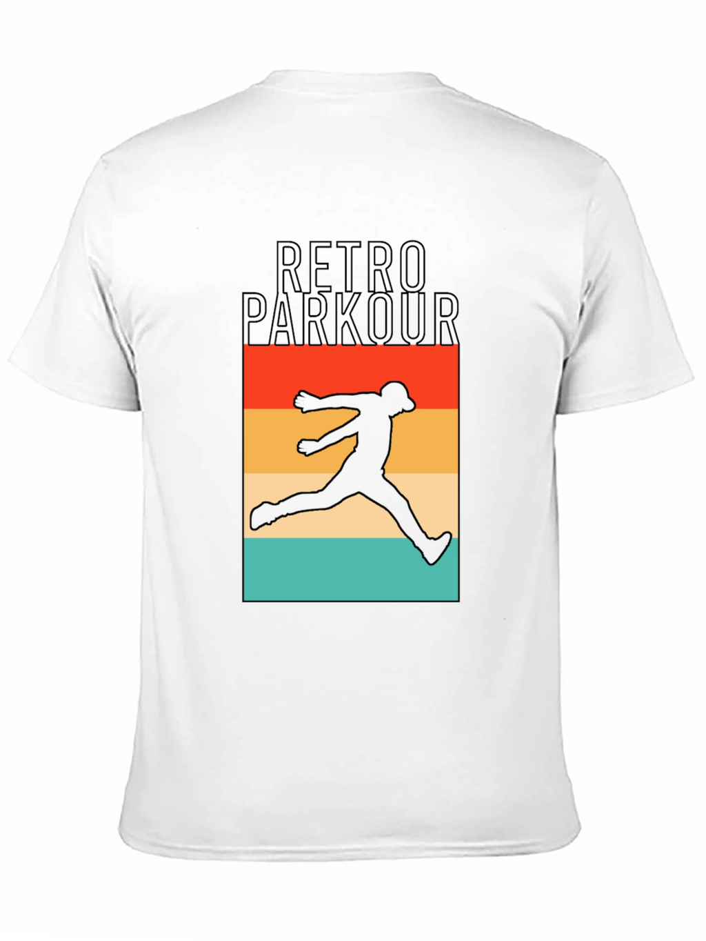 Retro Parkour Graphic T-Shirt - Urban Style Tee