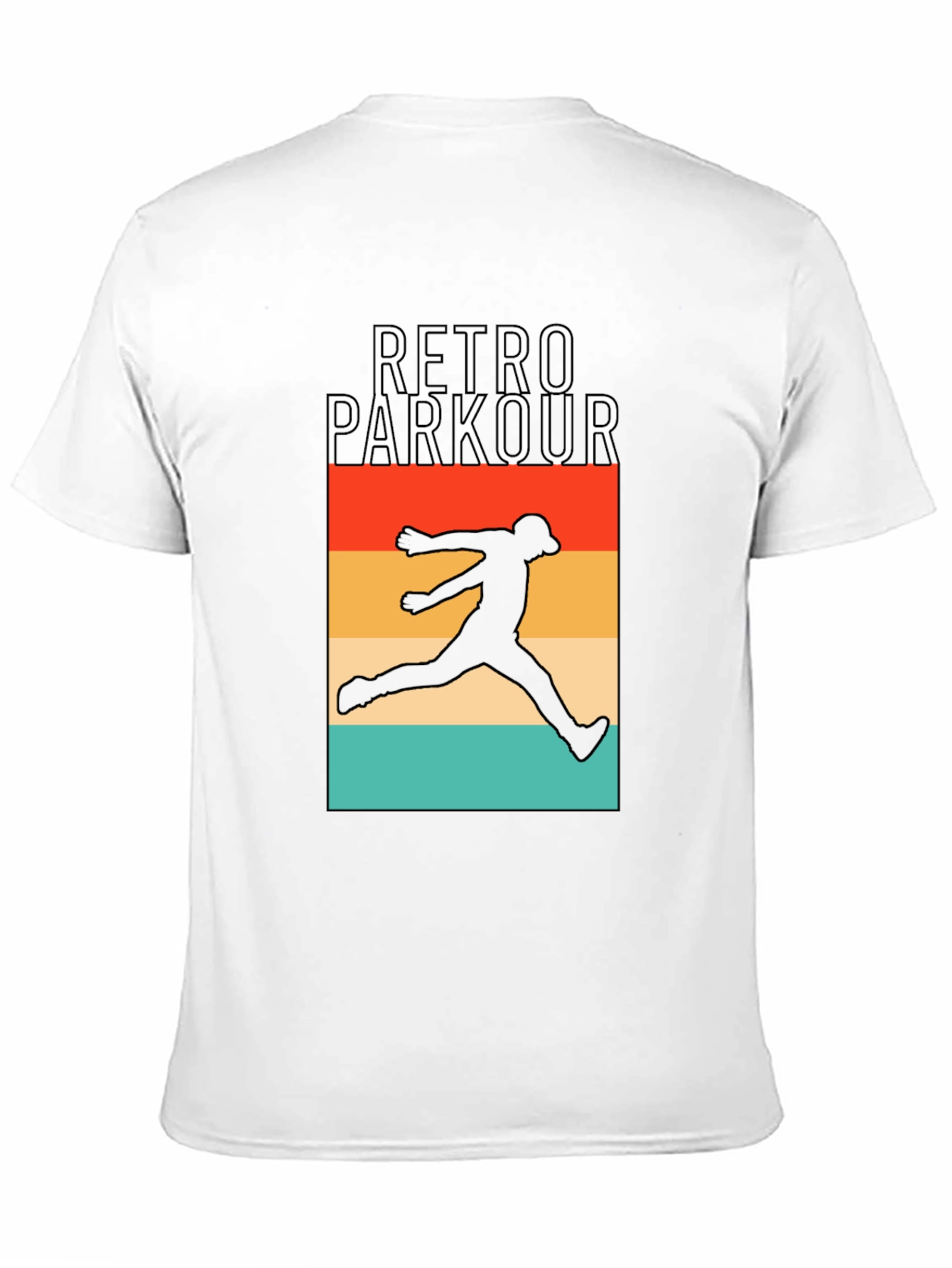 Retro Parkour Graphic T-Shirt - Urban Style Tee