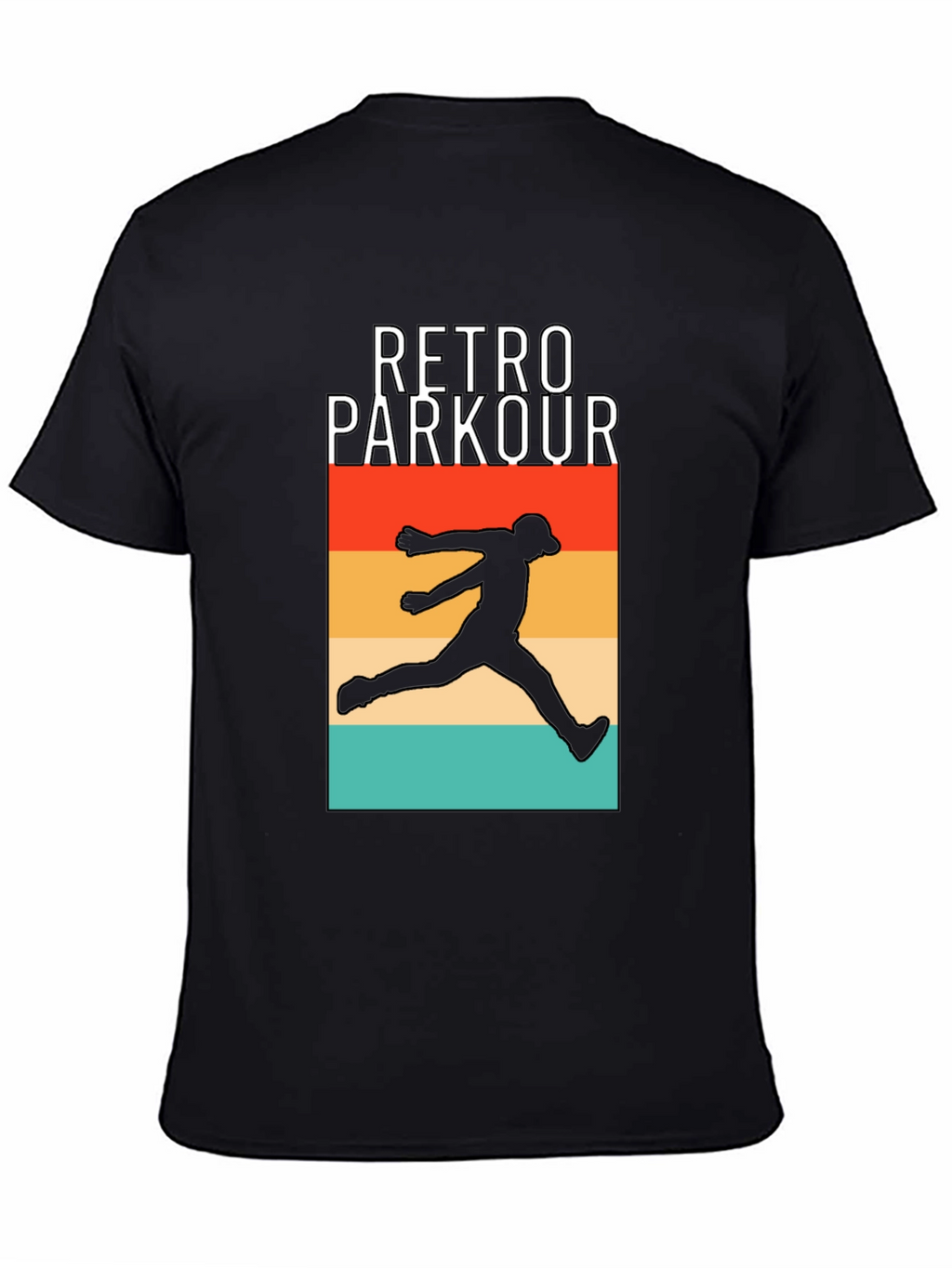 Retro Parkour Graphic T-Shirt - Urban Style Tee
