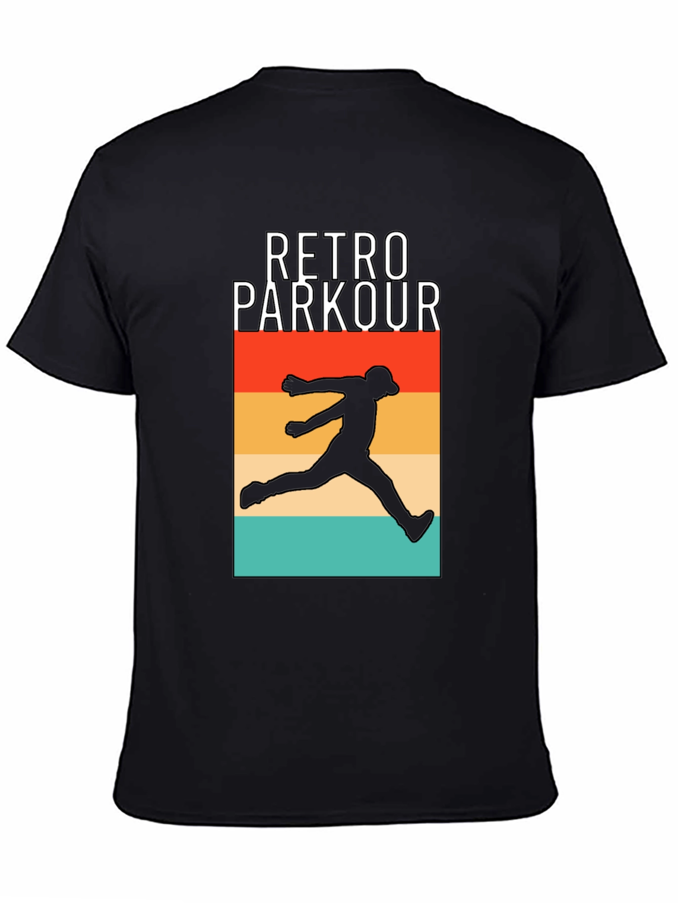Retro Parkour Graphic T-Shirt - Urban Style Tee